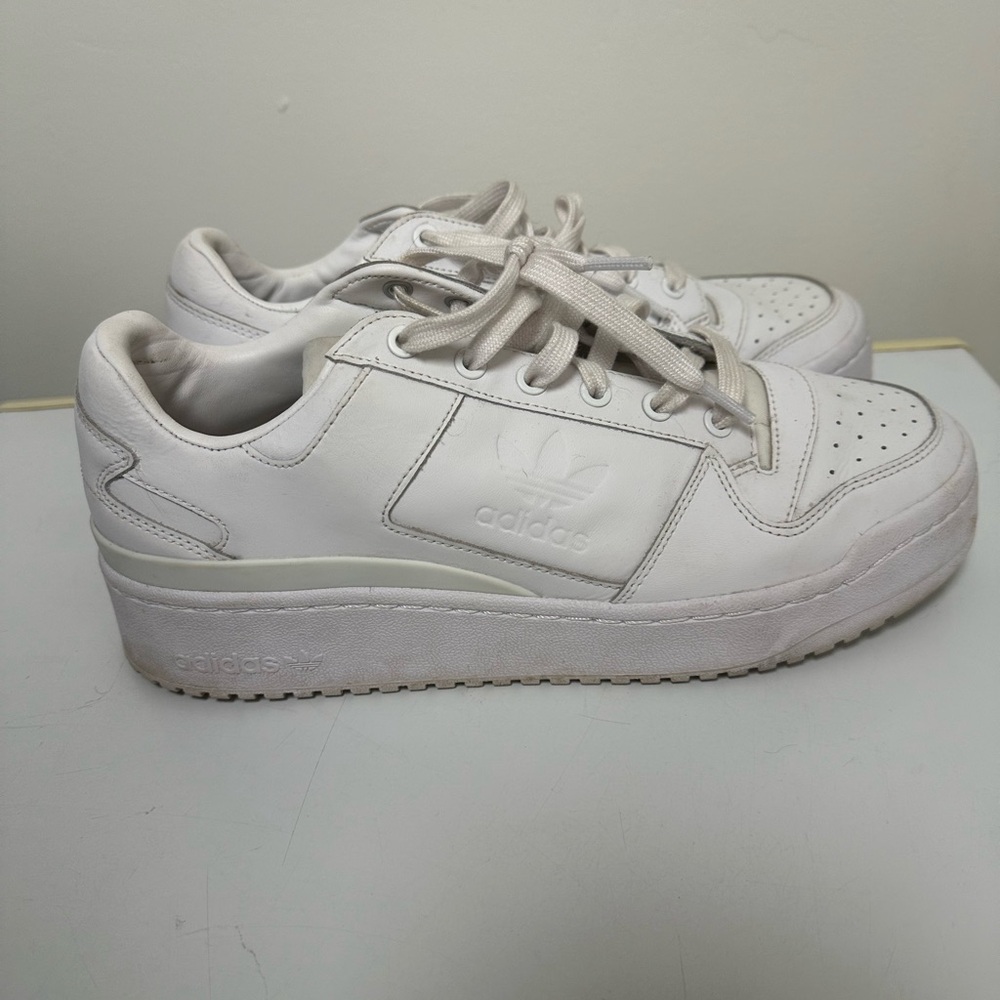 Adidas Women's Forum Bold White Leather Sneakers
